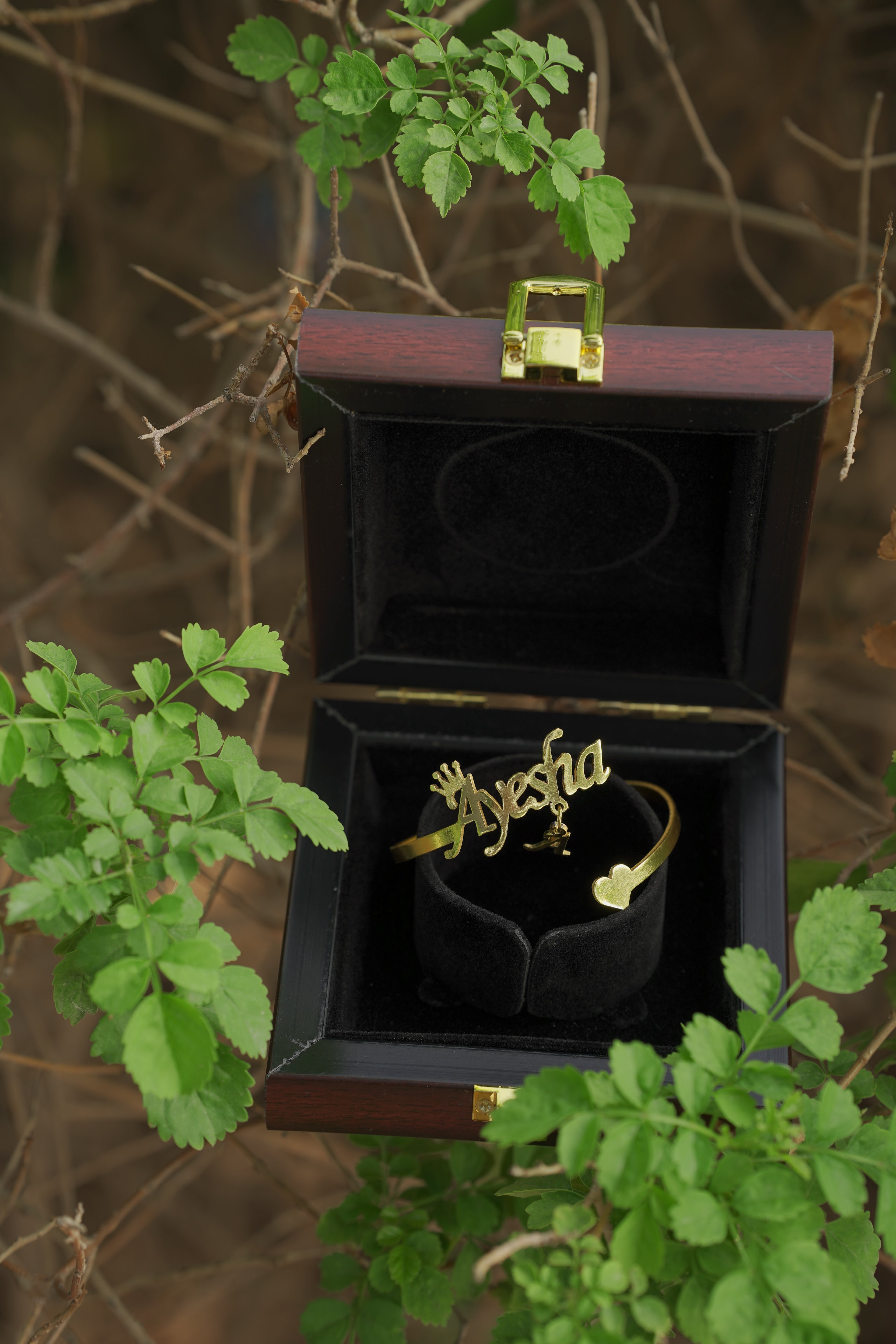Customised alphabatic name bangle