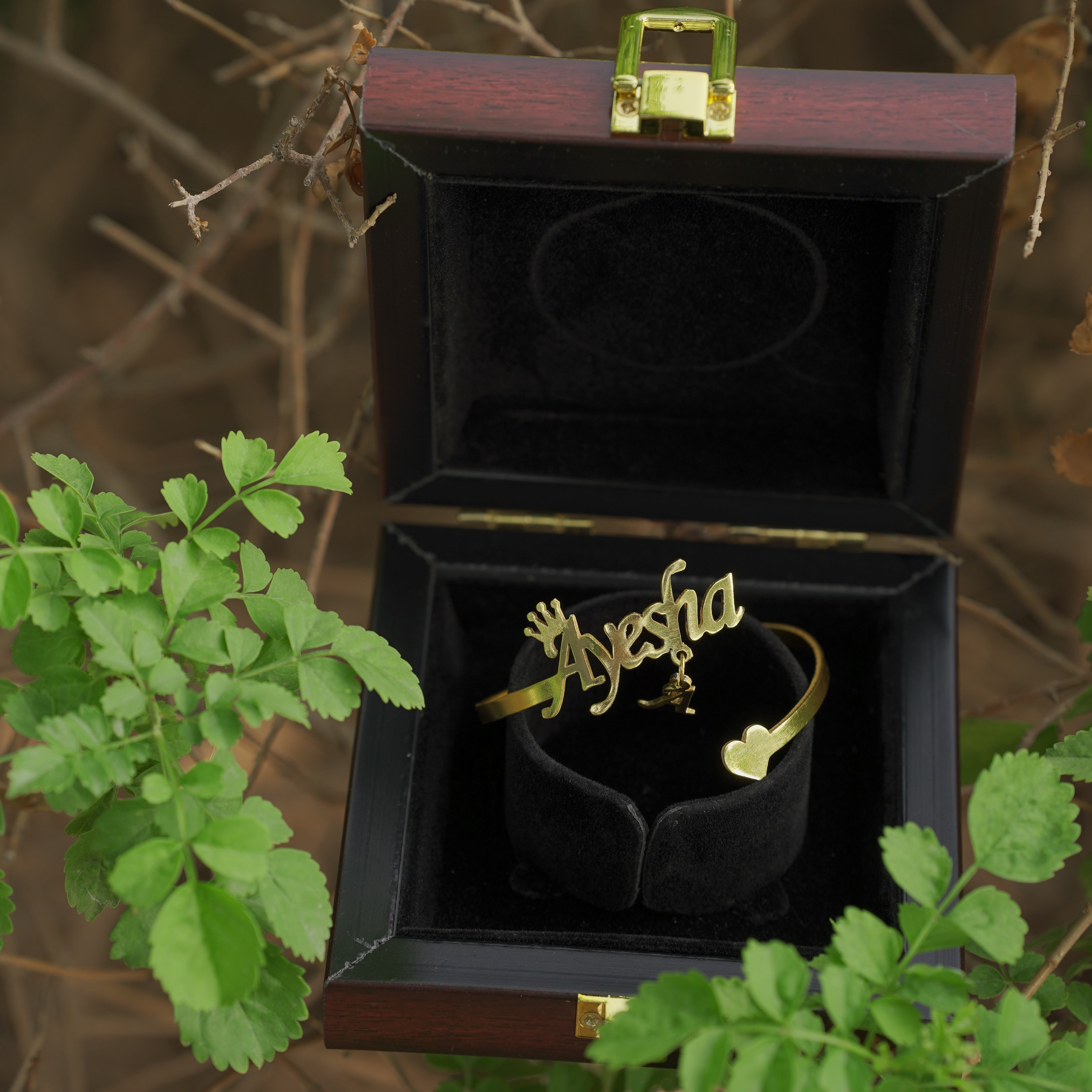 Customised alphabatic name bangle
